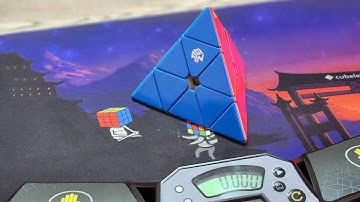 my new pyraminx !!!!!!!!!!!! #GANCUBE