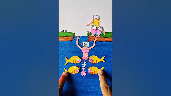 Hope TV man take care the little TV mermaid babies #shorts #drawing #xyzart #skibiditoilet thumbnail