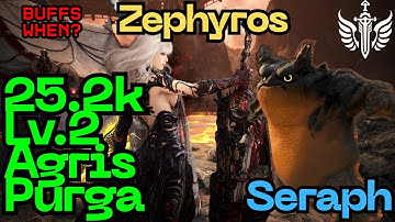 Zephyros Seraph Purgatum Lv2+Agris 25.2k 4 bosses + 3 ghost