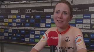 Ellen Van Dijk And Annemiek Van Vleuten at the World Championships Women's ITT