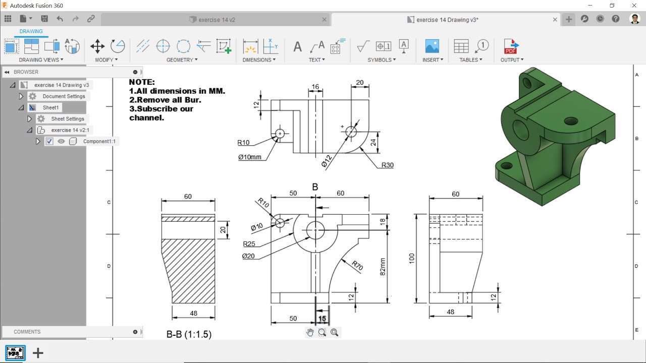 Autodesk Fusion - In case you haven't heard, you can now create your own  custom 2D drawing title blocks in Fusion 360. Learn more here:  https://autode.sk/2MBEIty | Facebook