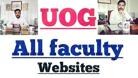 Uog | All faculty website | Problem solving websites | Prof. Aadil Ghural