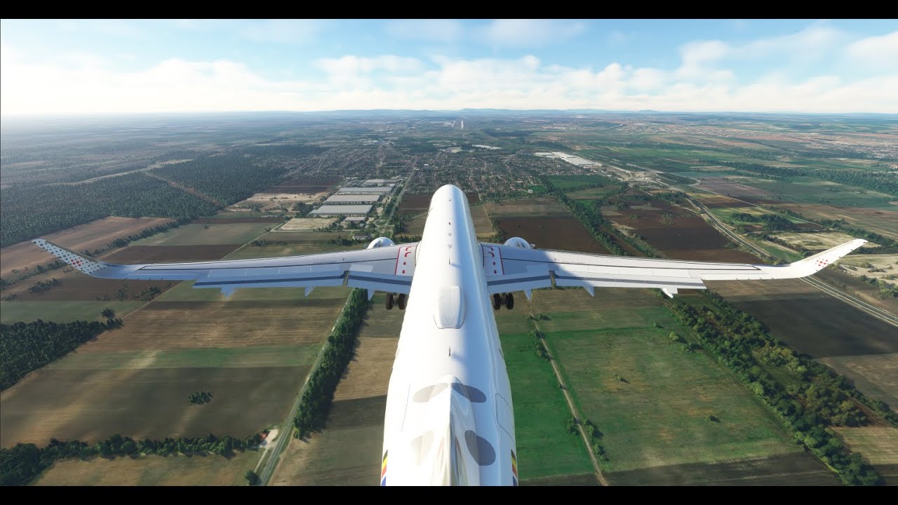 MSFS TIMELAPSE - Busy skies over Central Europe - Brussels to Budapest