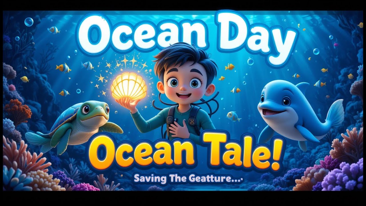 Ocean Day Magical Tale | Animated Ocean Adventure & Eco-Story