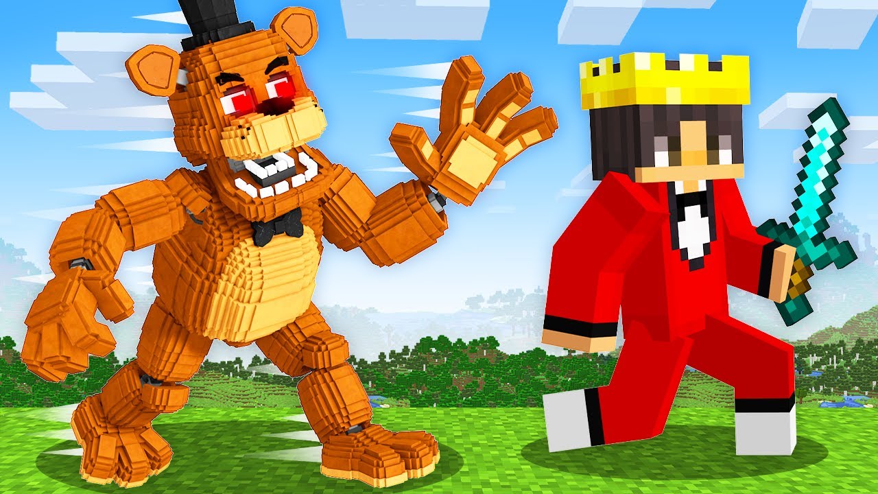 FNAF Speedrunner VS Hunter in Minecraft