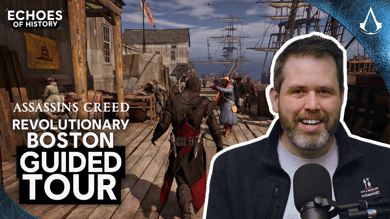 Assassin's Creed III Guided Tour: Historian Explores Revolutionary Boston (USA 250th Anniversary)