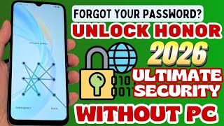 Unlocking an Honor phone with a password (without a PC) 2026