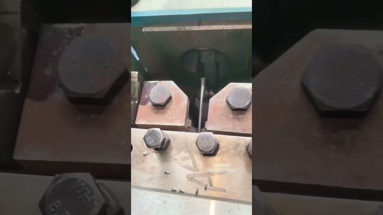 Nail making machines can produce thousands of nails every hour  #Manufacturing