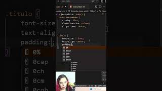 CSS responsivo com @media e rem na prática! #css #frontend #dev #responsivo #programação #cleancode