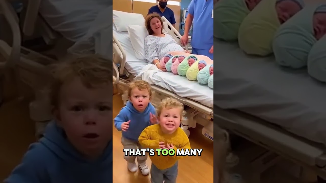 Mom Just Gave Birth to 8 Babies… Toddlers’ Reaction? 😳👶💥