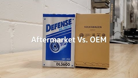 Cambridge Volkswagen: OEM Oil Filter Vs. Aftermarket