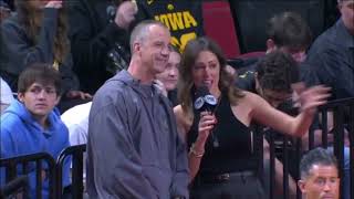 Interview of Caitlin Clark’s dad during Iowa vs Nebraska game
