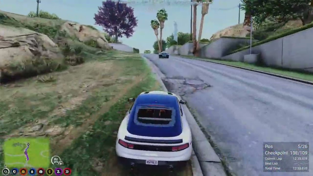 Redline get really mad at future for taking a racing line | NoPixel GTA RP