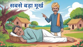 सबसे बड़ा मूर्ख | SABSE BADA MURKH | HINDI KAHANIYA | THE BIGGEST FOOL | FAIRY TALES IN HINDI screenshot 1