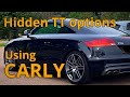 Audi TTS Hidden Carly options & Diagnostics - Everyone needs this!!