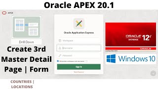 Create Master Detail Form | Page | Oracle APEX 20.1