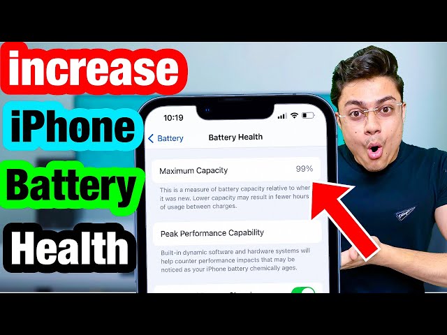 iPhone Battery Health and Battery Backup Tricks in Hindi class=