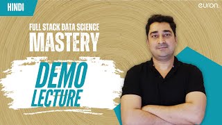 Full Stack Data Science Mastery | Demo Lecture | Live Batch