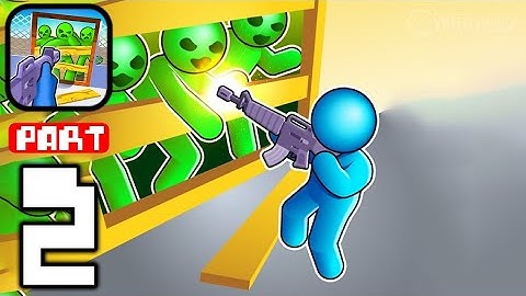 Z Defense - Gameplay Walkthrough Part 2 Save yourself from zombie attack (iOS,Android)