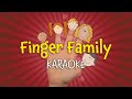 Finger Family ("Daddy Finger") Karaoke | Instrumental with Lyrics for kids