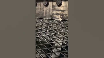 Expanded metal mesh manufacturing #expandedmesh #custom  #satisfying #shorts #foryou #expandedmetal