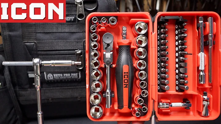 NEW ICON Flex Head Ratchet & Compact Socket Bit Set 70695 meme tool
