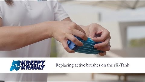 Kreepy Krauly - Troubleshooting - Replacing active brushes on an rX-Tank