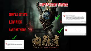 Hypervisor Bypass Method Easy Way | All Issues Fixed |Onimusha: Way of the Sword screenshot 5