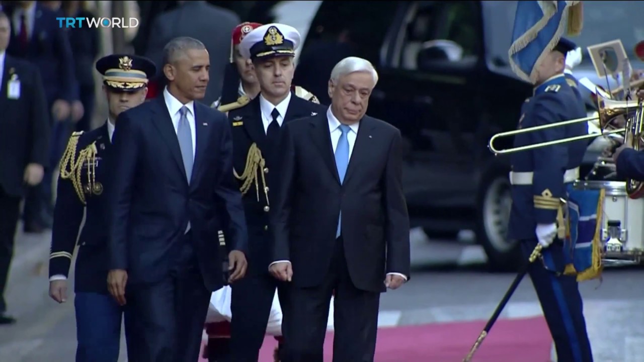 Obama Visits Greece: Outgoing president reassures European allies