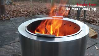 ⛺How to use a Thermomate smokeless fire pit for camping?