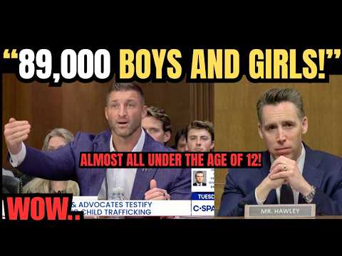 Tim Tebow Confronts Congress About SHOCKING Child Trafficking Problem!