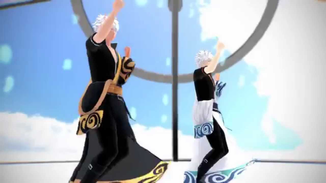 Mmd銀魂銀さんとクローン銀時で愛言葉 Youtube