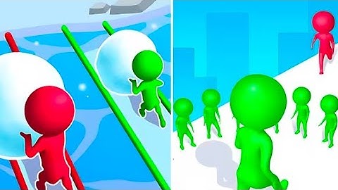 JOIN CLASH 3D🆚GUN CLASH 3D New Update Levels Walkthrough Gameplay NTE1H