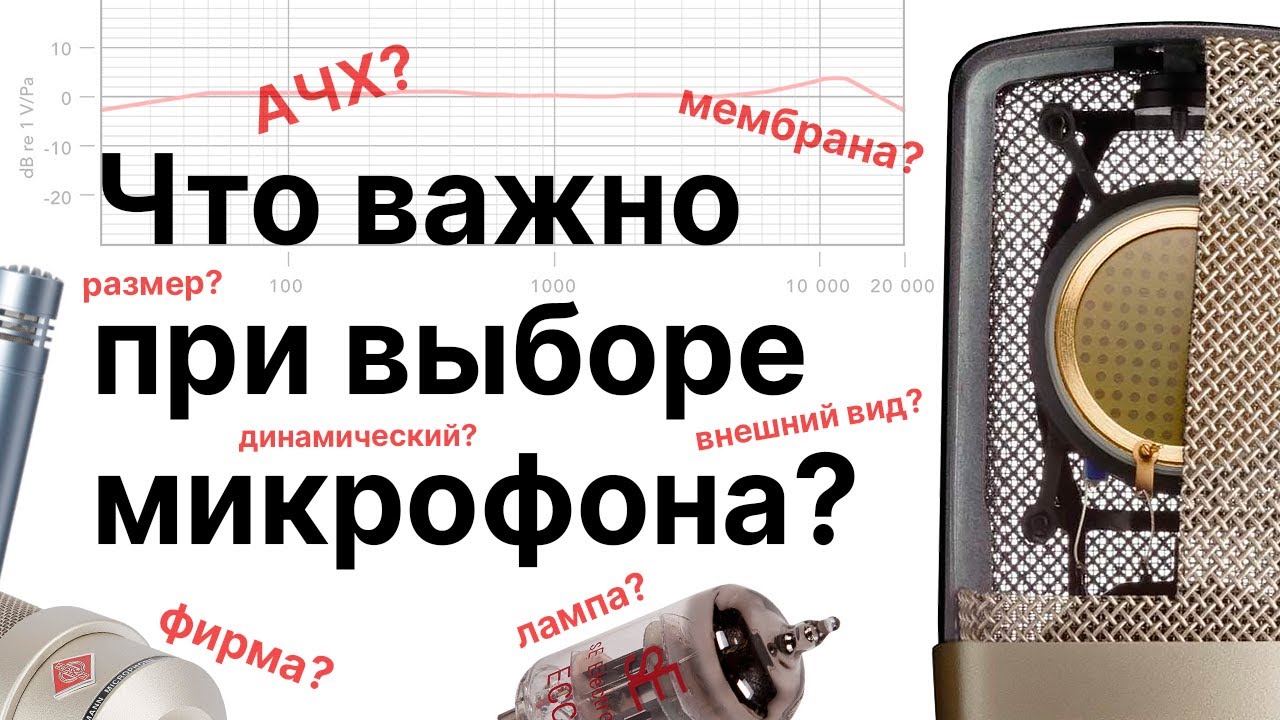 Самые важные параметры при выборе микрофона. Что главное в микрофоне?