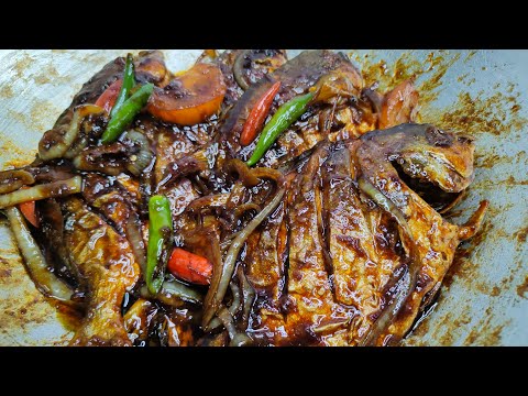 Cara Buat Ikan Bawal Masak Kicap