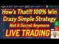 Profits Were Never Easy Before  Live Trading Best Simple Strategy  100% Winning Binary Iq Options