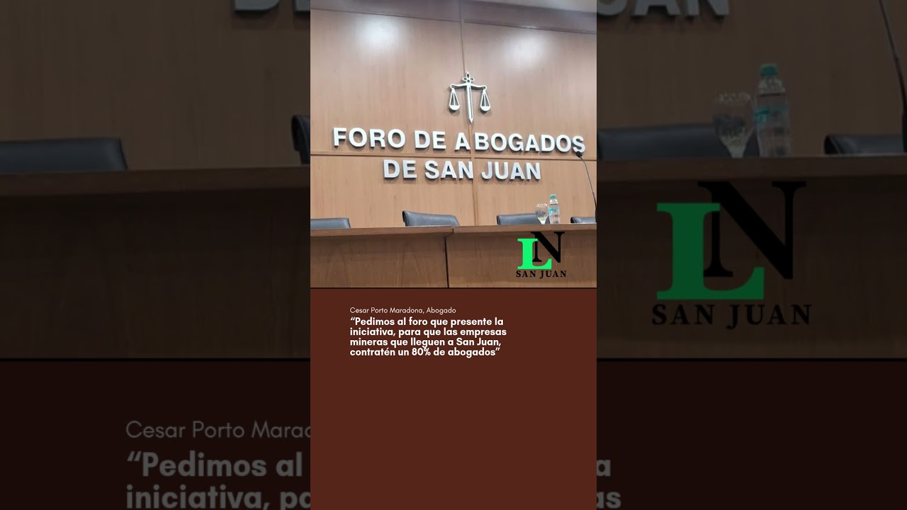 “Pedimos al foro que presente la iniciativa"