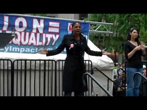 Audra McDonald--ACTION...  Equality Rally - NYC 5/...