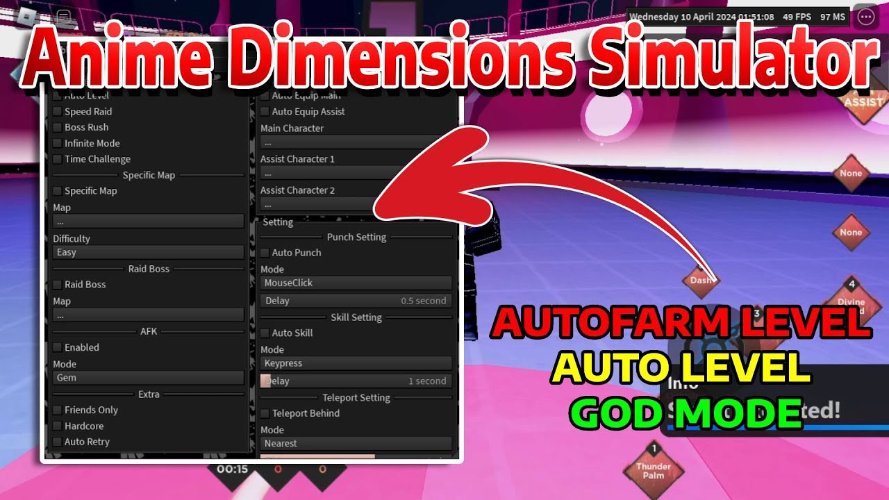 [NEW] [🎮 LEVEL] Anime Dimensions Simulator Script - AUTOFARM LEVEL ...