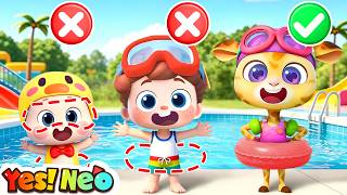 live kids learn swimming pool safety rules good habits preschool