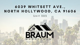 6039 WHITSETT AVE , UNIT 303, NORTH HOLLYWOOD, CA 91606