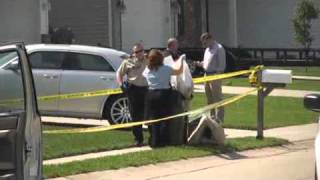 Triple Murder Coleman family scene Columbia Illinois May 2009
