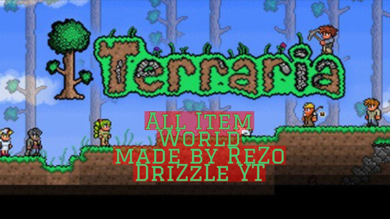 Terraria all items world/Xbox one YouTube