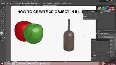 HOW TO CREATE 3D OBJECT IN ILLUSTRATOR ( CS6) EASY