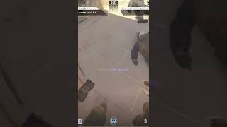 Insane AWP No Scope vs Waller on Mirage 😈 | CS2 #cs2 #shorts