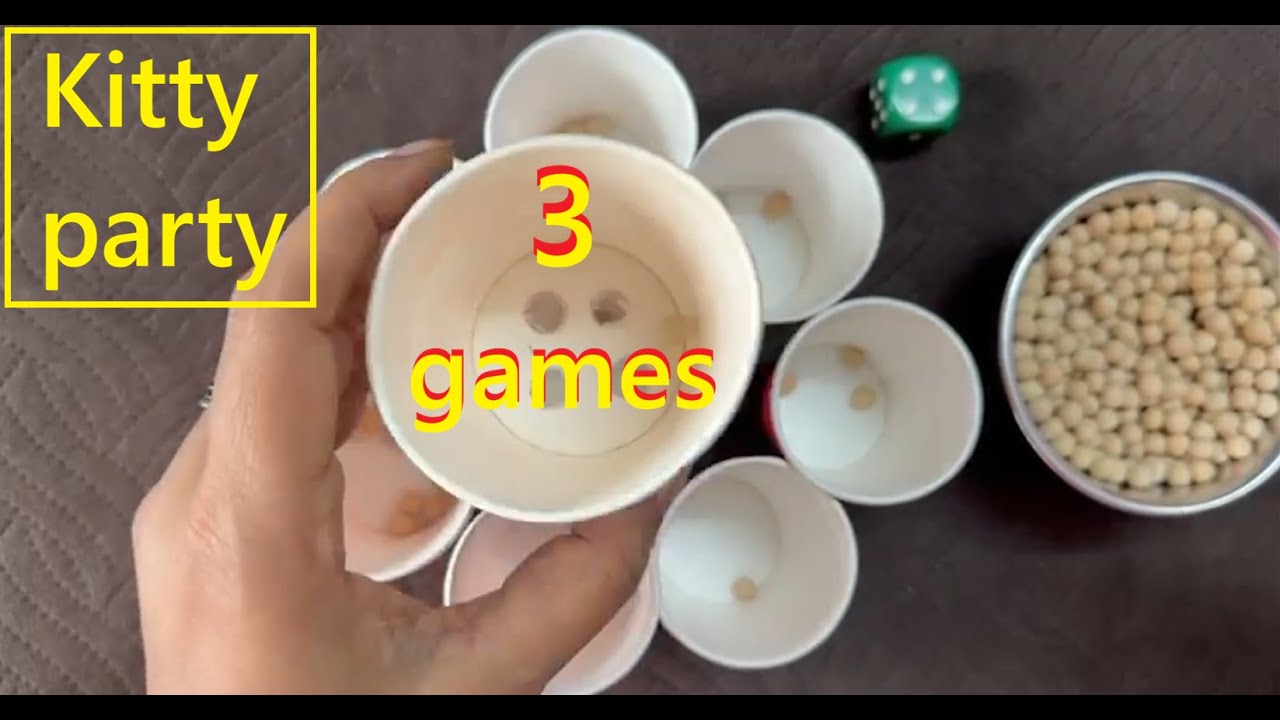 Games for Kitty party/luck games/funny games