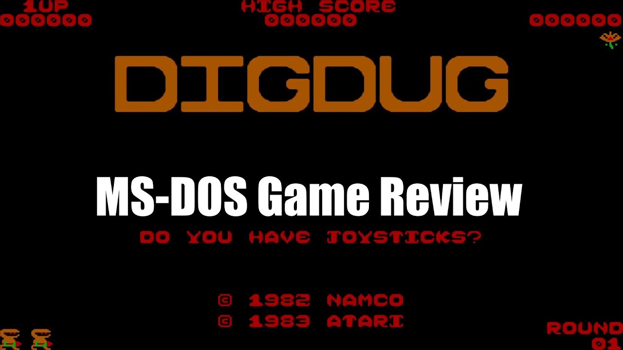 MS-DOS: Dig Dug : Atarisoft : Free Download, Borrow, and Streaming