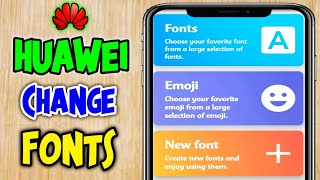 How To Change Font Style On Huawei Mobile Phones | Huawei Y9a, Y9s and Y9 Prime and Other Huawei screenshot 5