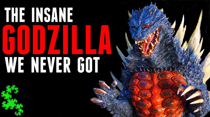 The INSANE Godzilla Design We Never Got To See!