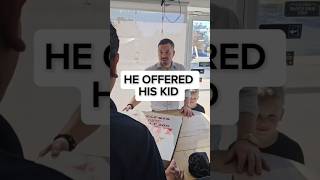 He tried to pay with his kid for a pizza 💀🍕#fyp #lugosnypizza #pizza #funny #comedy